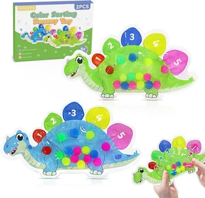 2Pcs Color Sorting Sensory Toys for Toddlers 3-5, Preschool Learning Activities - Picture 1 of 12