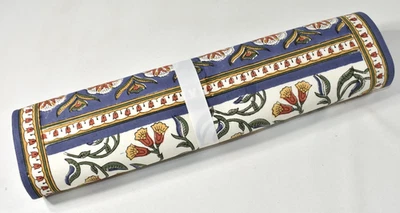 Williams-Sonoma Large Scale Block Print Printed Table Runner 16x108 Cotton NWOT - Image 1 of 4