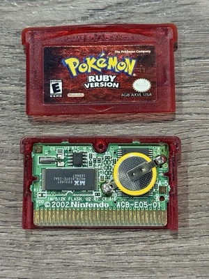 Pokemon: Ruby Version GBA Game Boy Advance 2003 Authentic- New Battery - Image 1 of 4