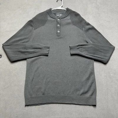 Suéter Triple Aught Design Journeyman Para Hombre XL Gris Henley Nylon Lana Merino Foto 1 de 4