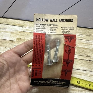 Vintage 2 Hohlwandanker in offener Verpackung - Bild 1 von 4