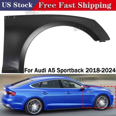 AU1241145 New Replacement Front Right Fender Fits 2018-2019 Audi A5 Quattro - Imagem 1 de 4