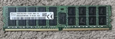 One SKhynix 16GB 2Rx4 PC4 2133P-RA0-10 HMA42GR7MFR4N - Image 1 of 2