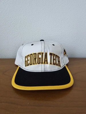 Georgia Tech Yellow Jackets Starter Hat 90s Vintage Snapback Sports Cap - Image 1 of 4