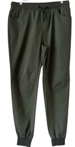 Southpole Joggers Men’s Size Large Khaki Green Drawstring Polyester 32x30 - Picture 1 of 12