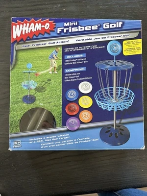 Mini Frisbee Golf Set – Target w 6 Mini Frisbees Wham-O - 2009 51091 Kid Gift - Image 1 of 3