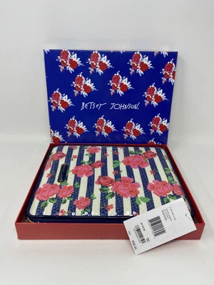 Betsey Johnson E-Reader Case Sequined Rosie Garden BG60005 In Original Box - Image 1 of 4