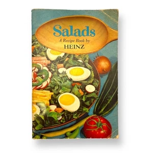 Salads A Recipe Book by Heinz Cookbook Advertising Ephemera Mid Century Kitchen - Picture 1 of 10