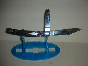 100 blaue Kunststoff - Etui, Schrade, Puma, Böker Messerständer - Bild 1 von 3