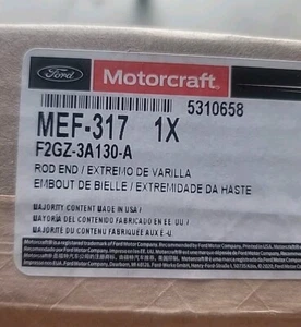 FORD Steering Tie Rod End Motorcraft MEF-317 Oem NIB 1x - Foto 1 di 2