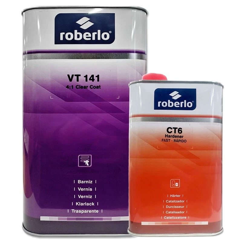 Roberlo 4:1 Medium Solids Acrylic Polyurethane Clear Coat, VT141 Foto 1 de 1