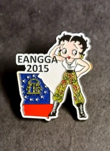 Spilla risvolto EANGGA Enlisted Association Guardia Nazionale BETTY BOOP da collezione - Foto 1 di 2