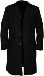 Men Stylish Peaky Blinders Thomas Shelby Cosplay Wool Winter Wear Trench Coat - Bild 1 von 5
