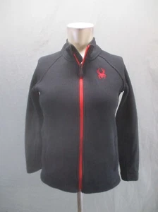 SPYDER Size M (10-12) Kids Unisex Zip Up Stand Collar Pocket Athletic Jacket 467 - Picture 1 of 9