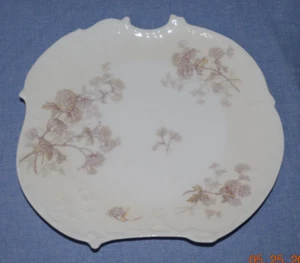 Antique Luncheon Plate Limoges AL France A. Lanternier & Co Floral Motif - Picture 1 of 4