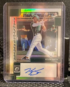 Kevin Smith 2022 Optic Signature Series Silver Holo Auto - Atletismo - Imagen 1 de 2