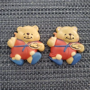 Vintage Hallmark 1990 Bear Magnets - Picture 1 of 2