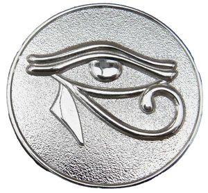 Eye of Horus Pin Badge Ra Wedjat Egypt Egyptian symbol of protection - Picture 1 of 4
