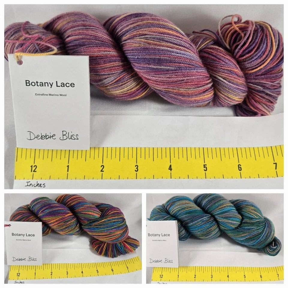Debbie Bliss Yarn Botany Lace  100% Wool 448y 3.5oz - Image 1 of 1