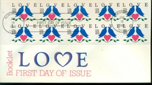 FDC 1990 - Scott # 2441a - Love Issue Bklt Panel - Artmaster Cachet UA - Imagen 1 de 1