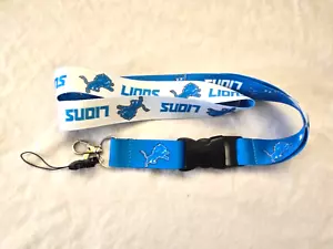 DETROIT LIONS NFL FOOTBALL 26" Lanyard, NEW! - Picture 1 of 1