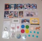 junk drawer lot Stamps, Beer Label, Cards, Stickers And More S5