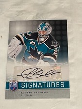 2008-09 Be A Player Signatures #SEN Evgeni Nabokov SL@MJ4
