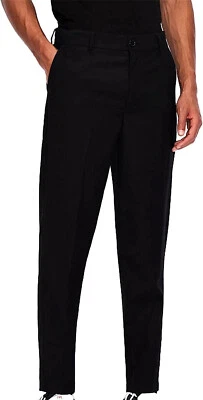 A|X ARMANI EXCHANGE Men's Modern Pleat Trouser,Black, Sz 34 - Image 1 of 3
