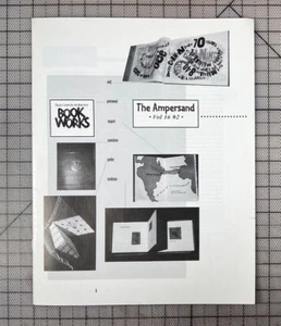 The Ampersand, The Pacific Center of Book Arts, Volume 16: Number 2, 1997, - Picture 1 of 5