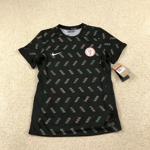 Nike Nigeria Jersey Womens Large Black Green DX0708-382 New - Picture 1 of 7