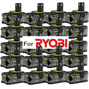 PACK Für Ryobi One+ Plus P108 Lithium Akku 18V 5,0Ah RB18L50 P104 RB18L40 P107 - Bild 1 von 13