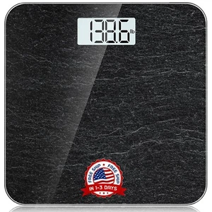 Báscula De Baño Digital De Peso Corporal Con Pantalla LED Iluminada 400 Libras - Picture 1 of 8