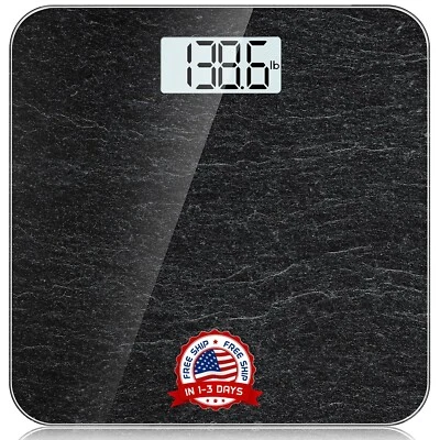 Báscula De Baño Digital De Peso Corporal Con Pantalla LED Iluminada 400 Libras - Image 1 of 4