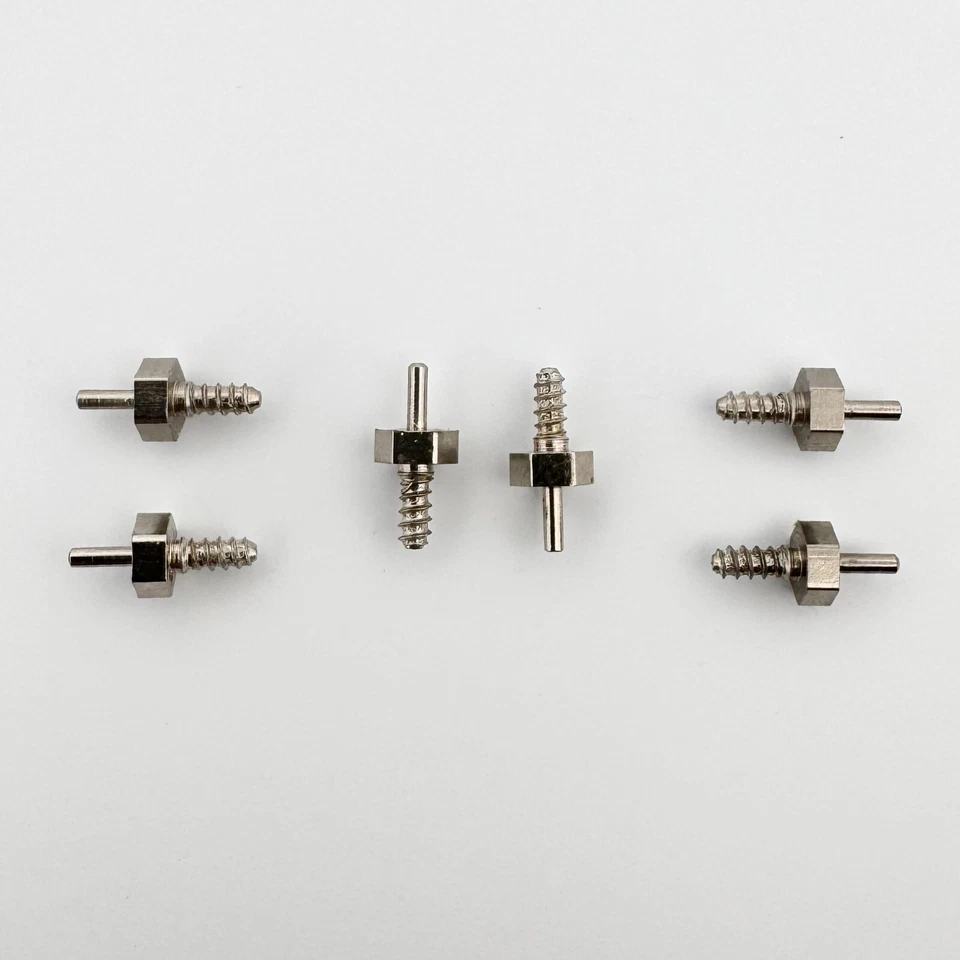 Pasador y tornillo guía de metal Auto World para chasis ThunderJet - Paquete de 6 pines Foto 1 de 1