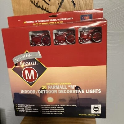 Brand New Special Edition Farmall M Indoor/Outdoor Decorative Tractor Lights! - Image 1 of 4