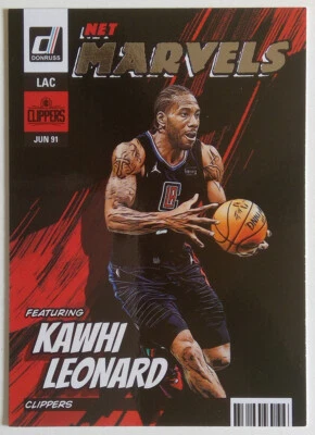 2022-23 Panini Donruss Net Marvels #1 Kawhi Leonard - LA Clippers - NM/MT+ - Image 1 of 2