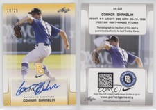 2017 Leaf Perfect Game National Showcase Yellow /25 Connor Shamblin #BA-CS5 Auto