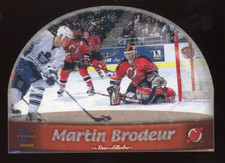 Martin Brodeur 2000 Pacific Prism Sno-Globe Die Cut #13 New Jersey Devils