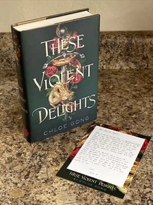 These Violent Delights SIGNED Chloe Gong - Owlcrate 1st Printing Fine Hardcover - Picture 1 of 18