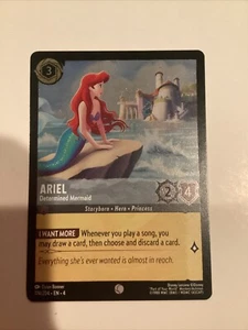 Disney Lorcana - Il ritorno di Ursula - Sirena determinata di Ariel - (LAMINA) 174/204 Nuovo di zecca - Foto 1 di 1