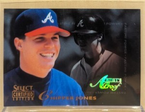 1996 Select Certified Edition ARTIST PROOF #142 Chipper Jones RARE PARALLEL /500