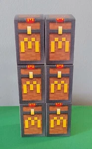 MCDONALD'S MINECRAFT ADULT TOYS COMPLETE SET OF 6, SEALED/UNOPENED, UNUSED CODES - Picture 1 of 1
