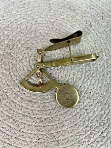 Antique Pocket Size Pendulum Type Postal Balance Scale 0-2 Ounces - Picture 1 of 9