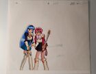 Hikaru + Umi Clamp 90s Animation Production Cel + Douga Magic Knights Rayearth 