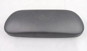 Silhouette Eyeglasses Case Italy Hard Shell Felt Lined Travel Carrier Gray - Picture 1 of 12