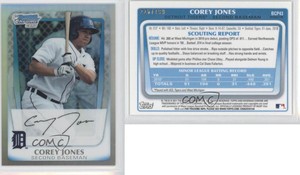 2011 Bowman Chrome Prospects Refractor /799 Corey Jones #BCP43