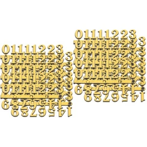 2 Pieces Arabic Numerals Card Clock Numbers for Making Replacement - Zdjęcie 1 z 12