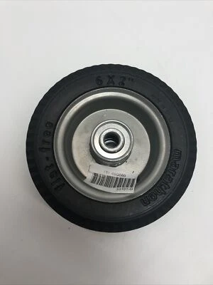 Marastar 33101 Flat Free Wheel,Polyurethane,150 Lb,Gray