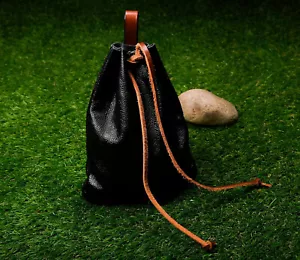 N Bolsa de Cuero con Cordón Bolsillo Largo Colgante Bolsa Escopeta Munición para Vaquero EE. UU.! - Imagen 1 de 6