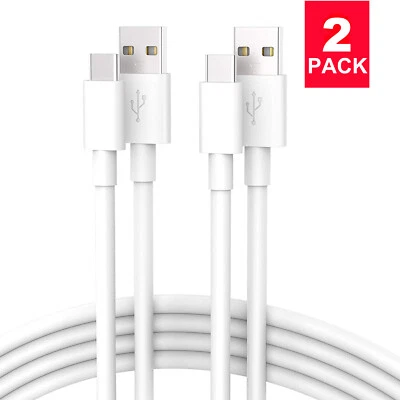 2 Pack 10ft USB C Cable Type C For Samsung Galaxy S8 S9 S10 Plus Note 20 S21 - Image 1 of 4